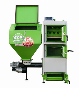 Kocioł c.o. 15kW ogrzewa 100-150m2 KG-ECO z podajnikiem ślimakowym Pancerpol na ekogroszek Ciepłomax Pleszew 5 klasa / Ecodesign (BEZ STEROWNIKA)