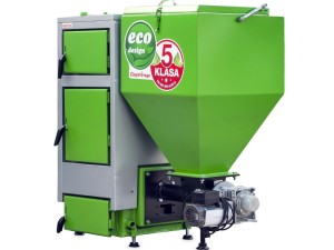 Kocioł c.o. 15kW ogrzewa 100-150m2 KG-ECO z podajnikiem ślimakowym Pancerpol na ekogroszek Ciepłomax Pleszew 5 klasa / Ecodesign (BEZ STEROWNIKA)