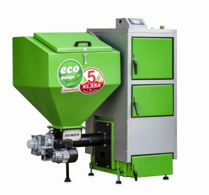 Kocioł c.o. 15kW ogrzewa 100-150m2 KG-ECO z podajnikiem ślimakowym Pancerpol na ekogroszek Ciepłomax Pleszew 5 klasa / Ecodesign
