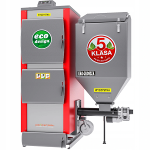 Kocioł piec C.O. KG 75kW do 700m2 z podajnikiem Pancerpol na ekogroszek Pleszewskie Kotły 5 klasa / Ecodesign (1)