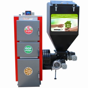 Kocioł piec c.o. Technix Pell Lux na pellet 30kW do300m2 z podajnikiem Technix sv300 + zapalarka, atesty 5 klasa, Ecodesign, A+ Kotły Pleszew