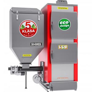 Kocioł c.o. 15kW ogrzewa 100-150m2 KG-ECO z podajnikiem ślimakowym Pancerpol na ekogroszek Ciepłomax Pleszew 5 klasa / Ecodesign