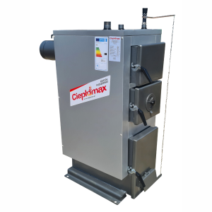 Kocioł piec co zasypowy Feniks UNI 24kW na węgiel kamienny i drewno ogrzewa od 180 do 240 m2 5 klasa Ecodesign Ekoprojekt Kotły Pleszew dmuchawa i sterownik