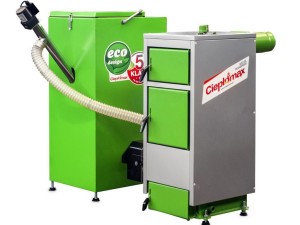 Kocioł c.o. 15kW ogrzewa 90-130m2 KG-P z podajnikiem na pellet drzewny Ciepłomax Pleszew 5 klasa / Ecodesign +zapalarka