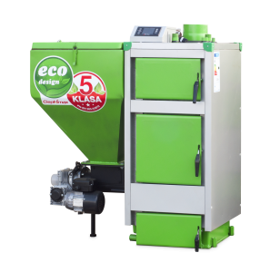 Kocioł c.o. 10kW ogrzewa 50-100m2 KG-ECO z podajnikiem ślimakowym Pancerpol na ekogroszek Ciepłomax Pleszew 5 klasa / Ecodesign